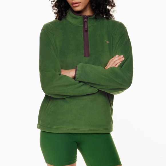 Aritzia Tna Sno Polar 1/4 Zip Hip Sweater - Picture 2 of 5